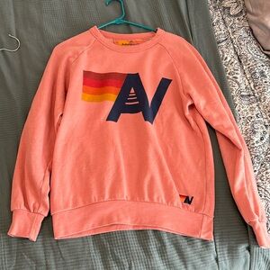 Peach/Pink aviator nation sweatshirt